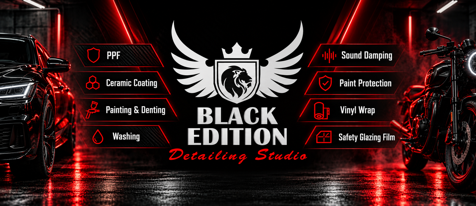 Sound Damping, Safety Glazing and Vinyl Wrap